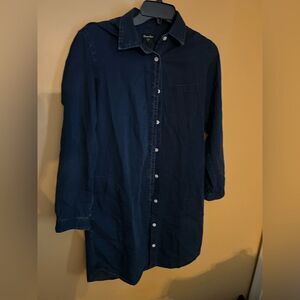 Steven Alan denim shirt dress small